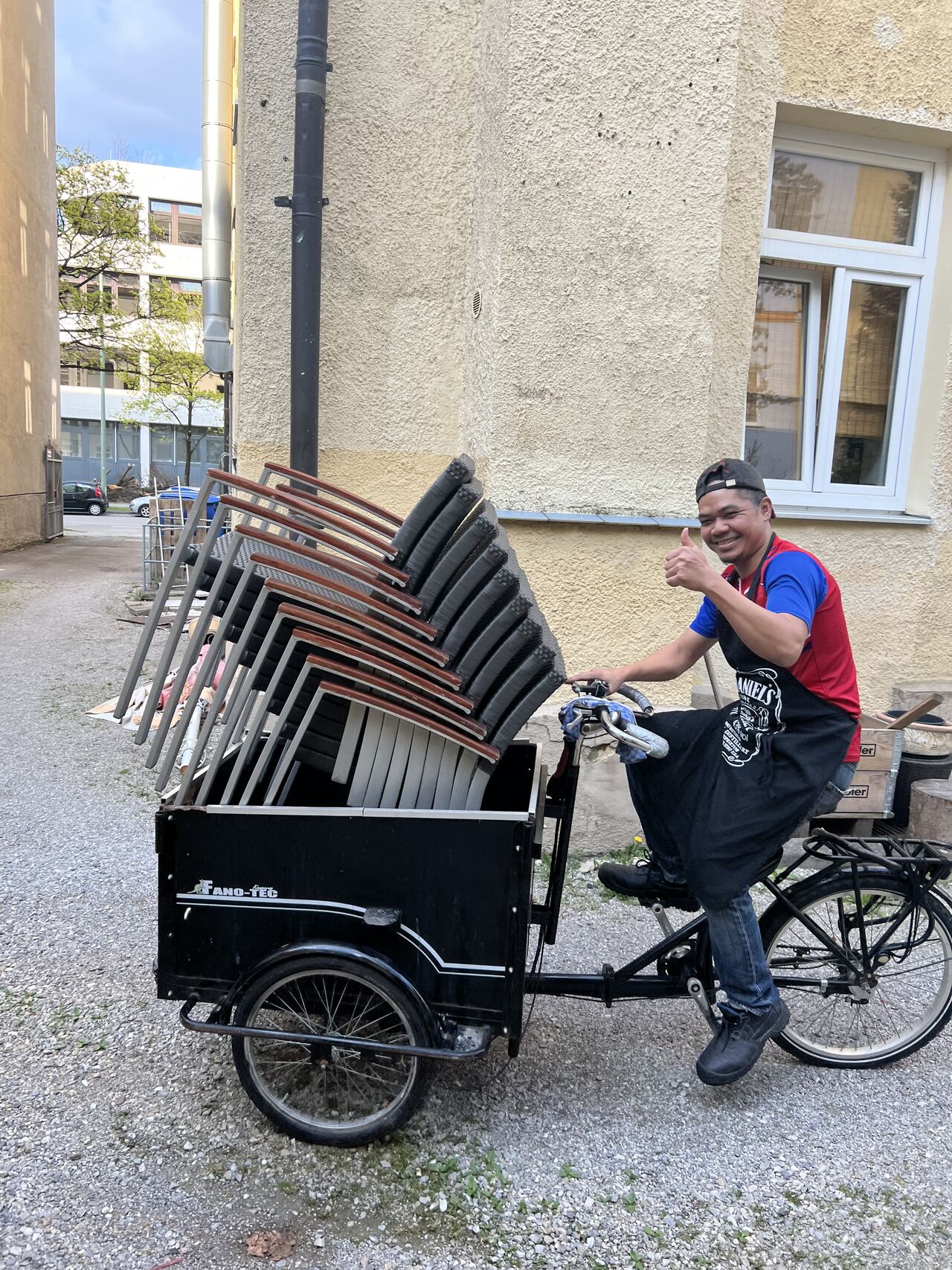 Aufbau Außenbereich Terrasse