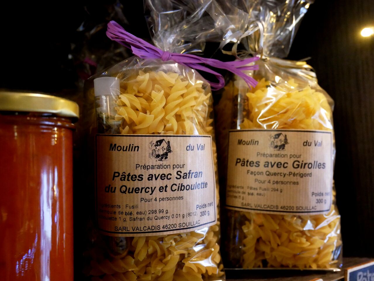Tout est déjà prêt! Pâtes au Safran ou aux Girolles, Lot