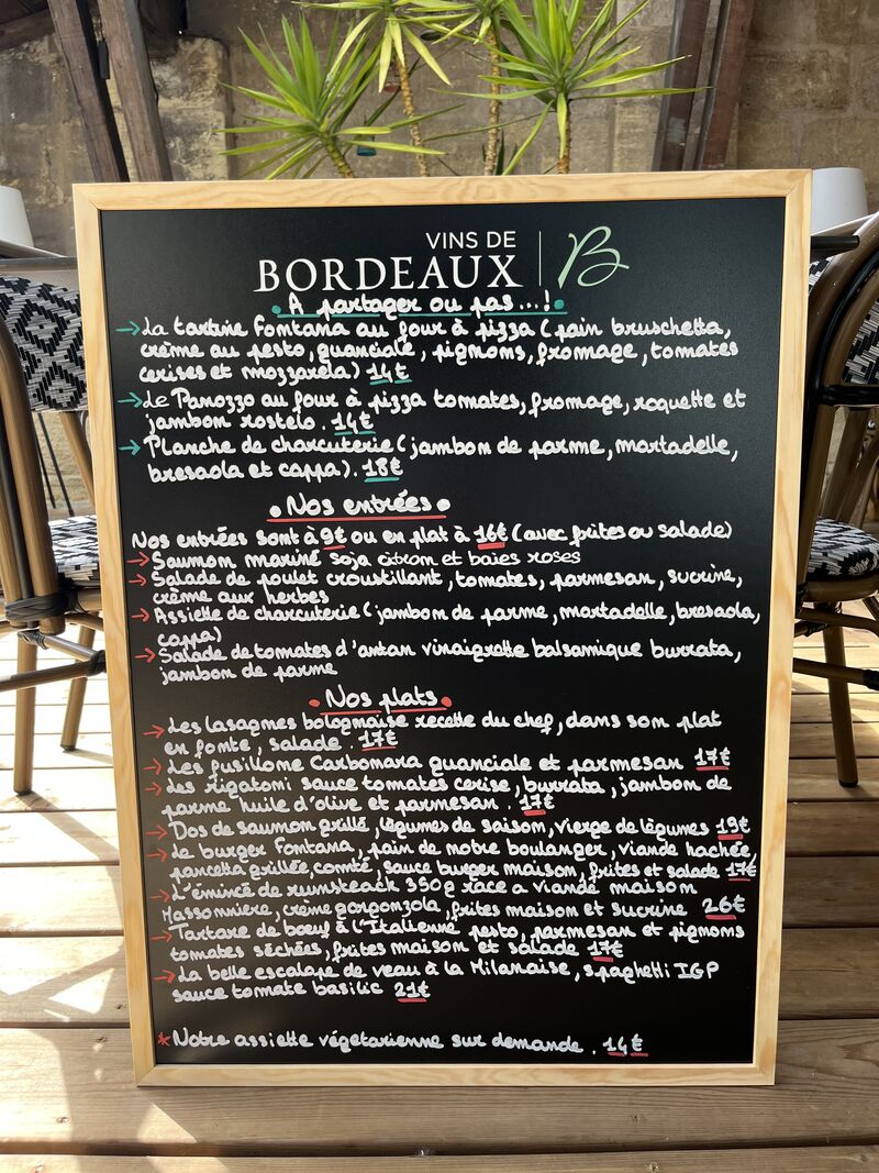 NOS ENTREES ET NOS PLATS 