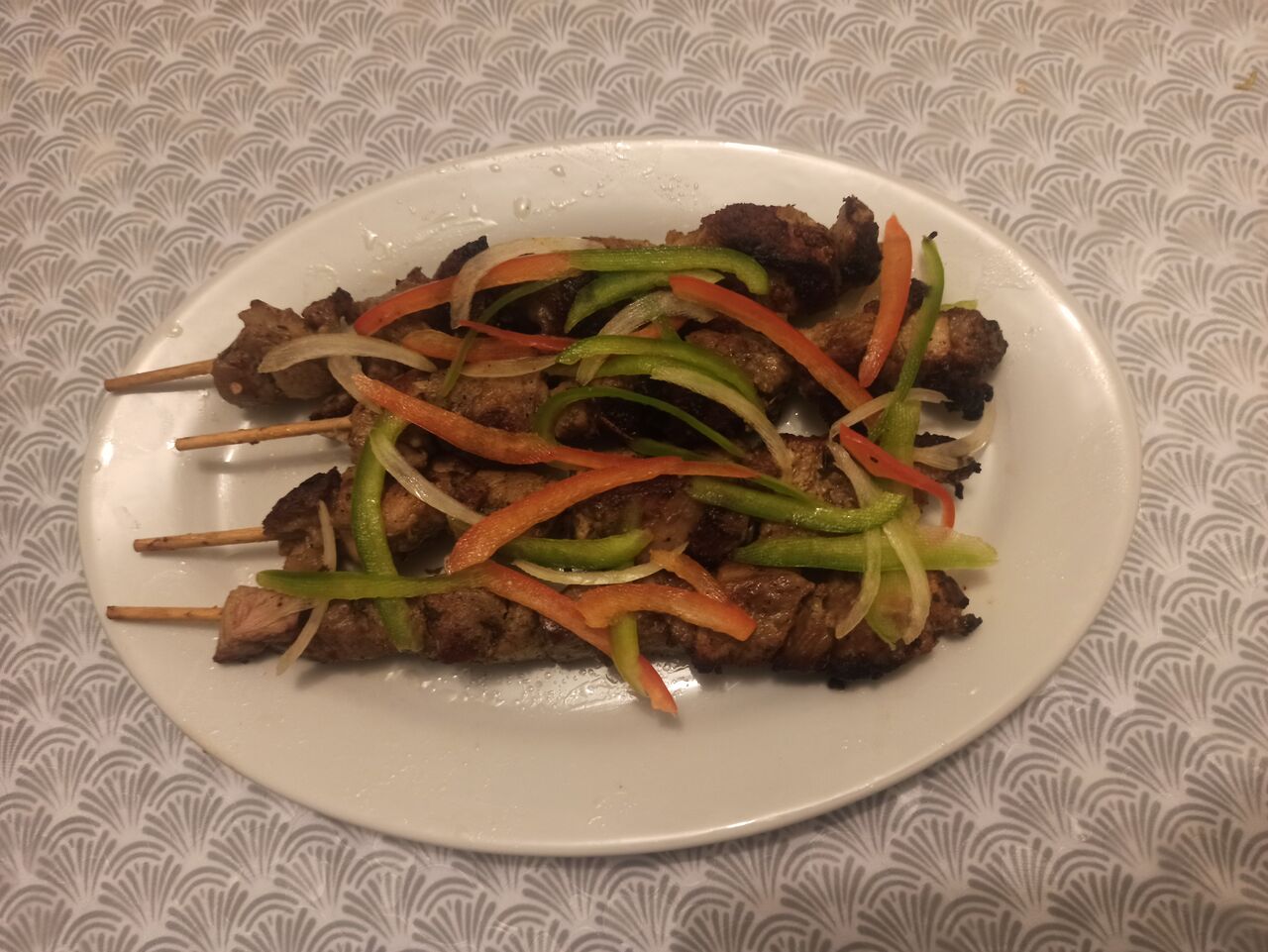 Brochettes d'agneau 