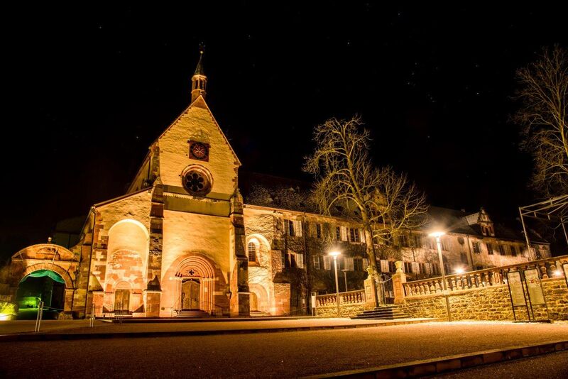 Blick auf das schöne Kloster