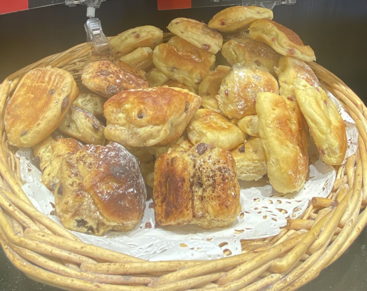 briochettes nature, pépites 3 chocolats ou fruits rouge chocolat blanc