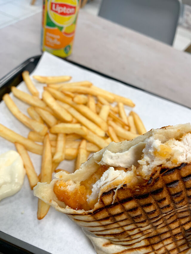Tacos Tenders Chèvre et Miel.
