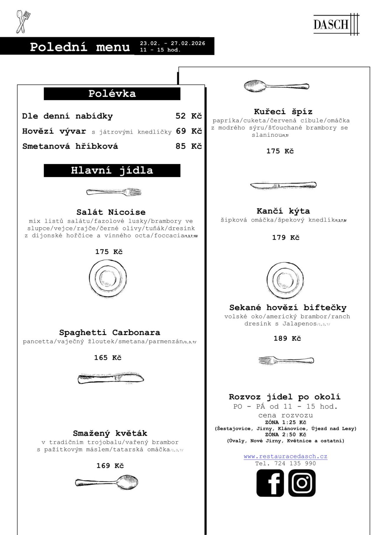 Polední menu