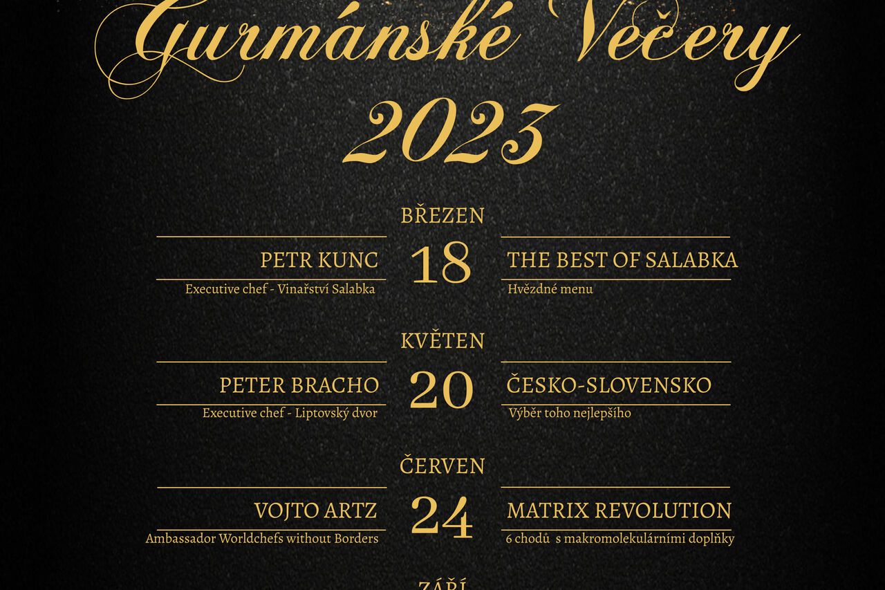GURMÁNSKÉ VEČERY 2023