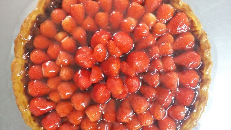 Tarte aux fraises 'Fait Maison'