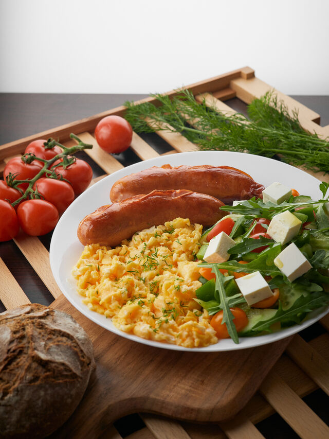 Farmer Sausage & Salad