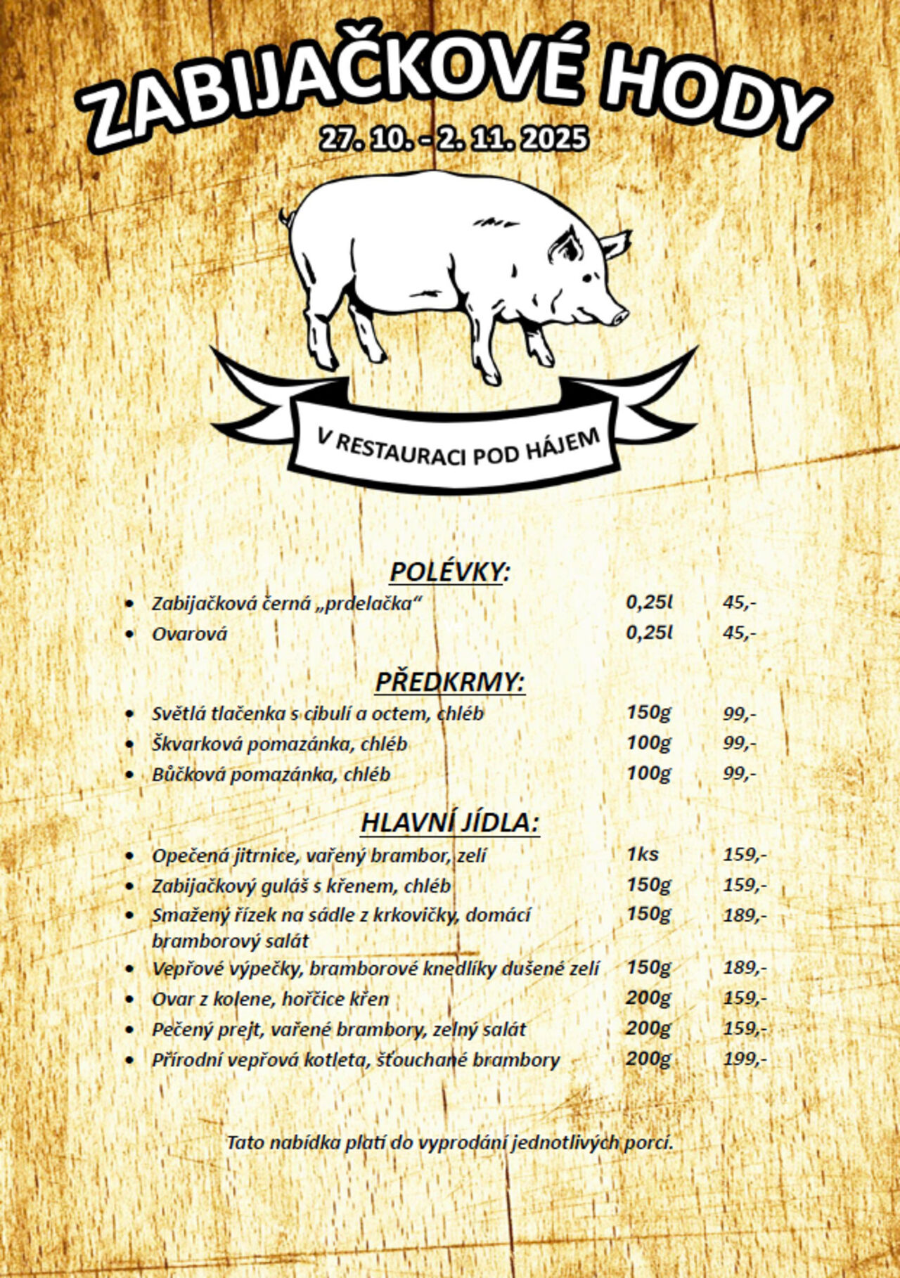 Zabijačkové hody
