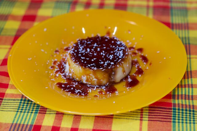 Flan au lait de coco 