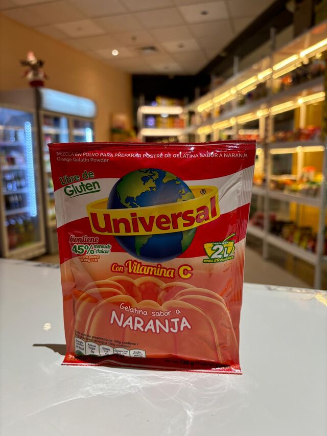GELATINA SABOR A NARANJA