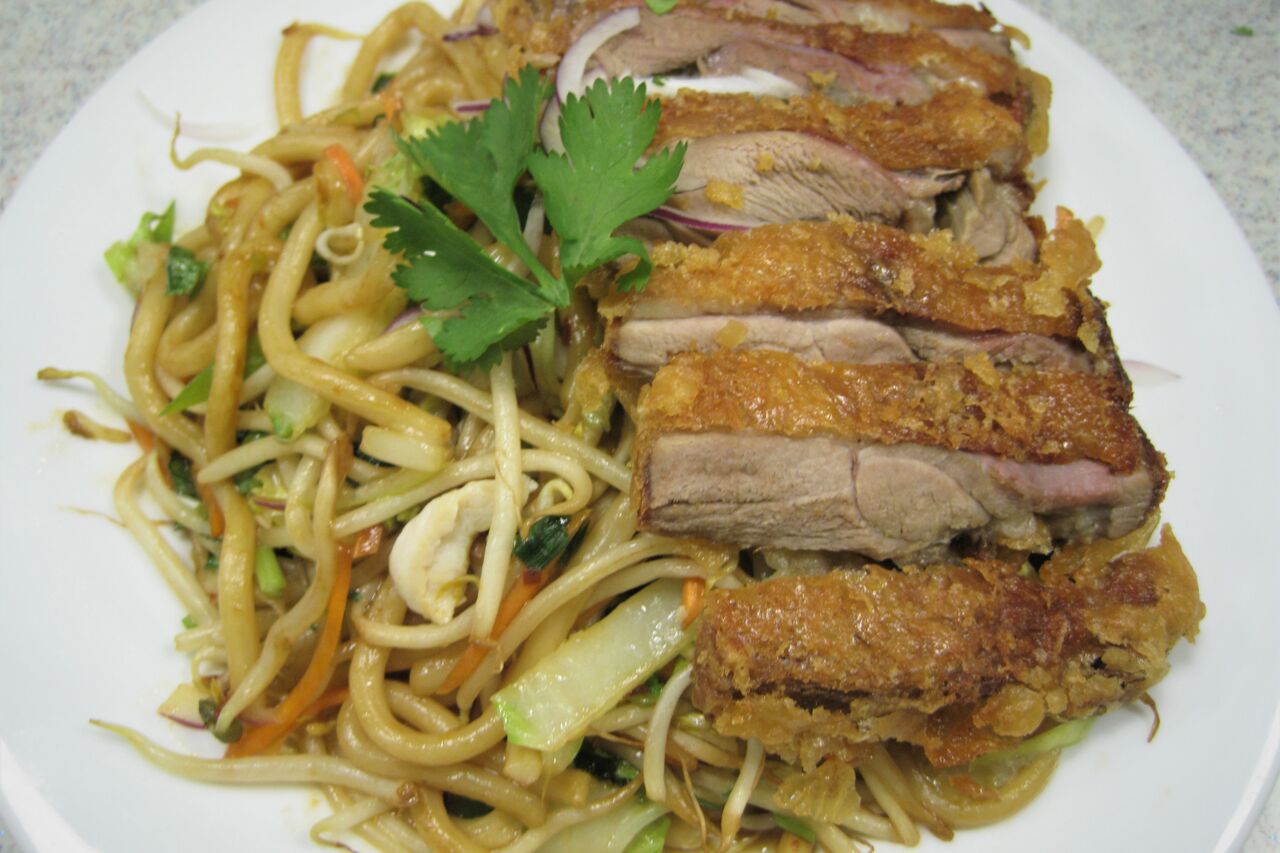 Japanische Udon Nudeln