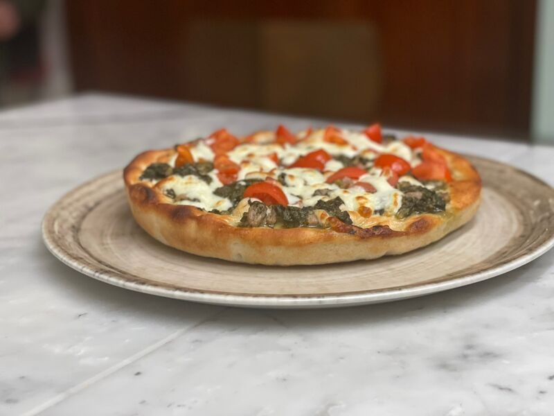 Salsiccia friarielli e pomodorini