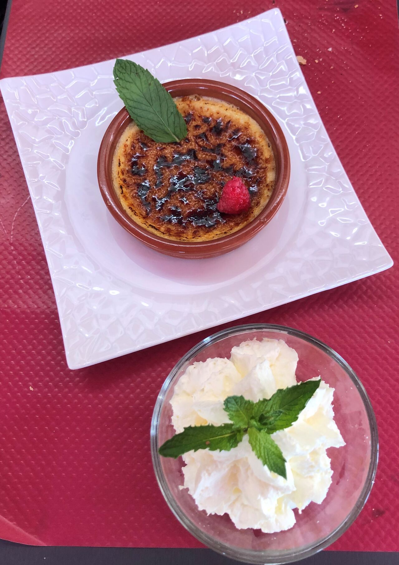 Savoureuse crème brulée