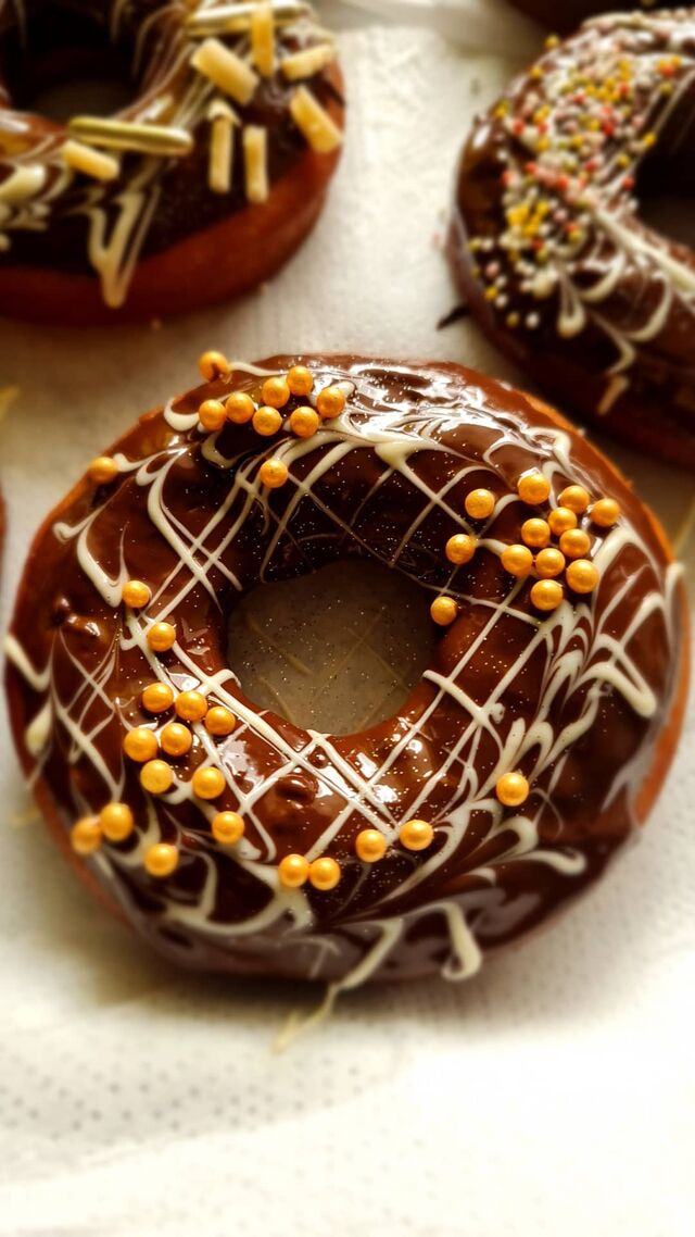 Donuts au chocolat