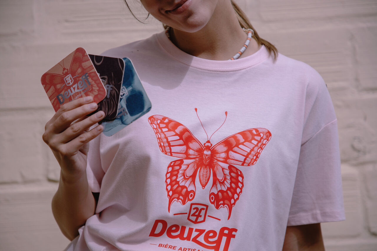 Sous verres et T-shirts Deuzeff