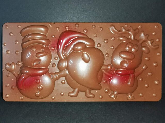 tablette de Noël chocolat lait 7.30€ 