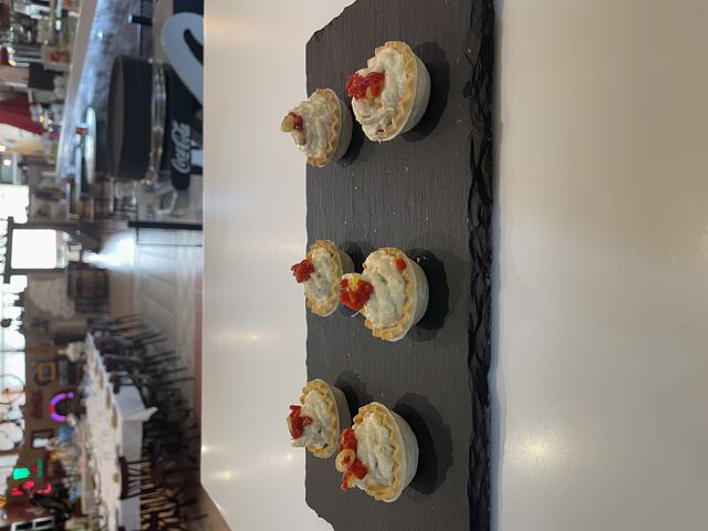 Tartaleta de ensaladilla rusa, formato coctel