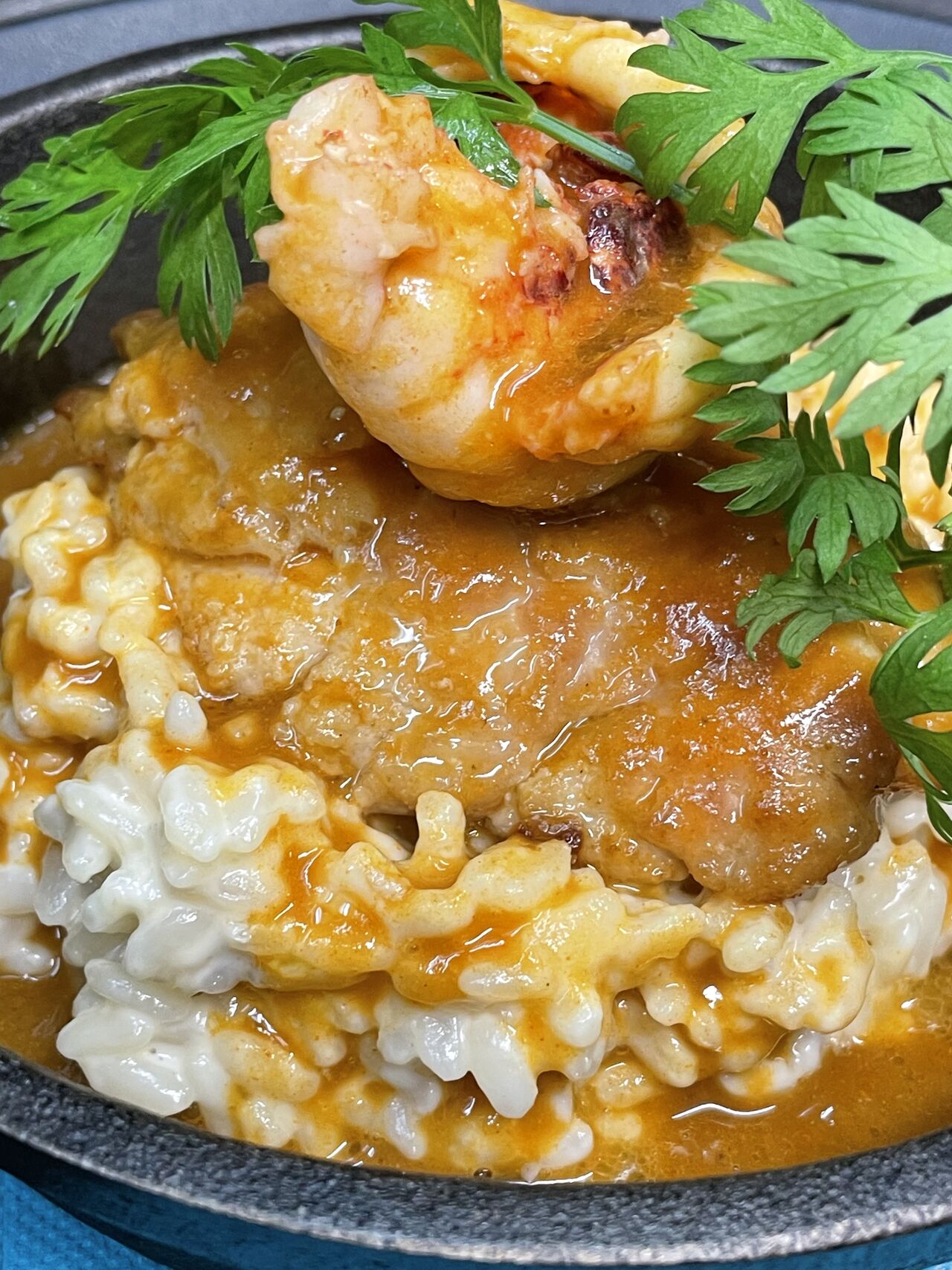 COEUR DE RIS DE VEAU ET HOMARD 