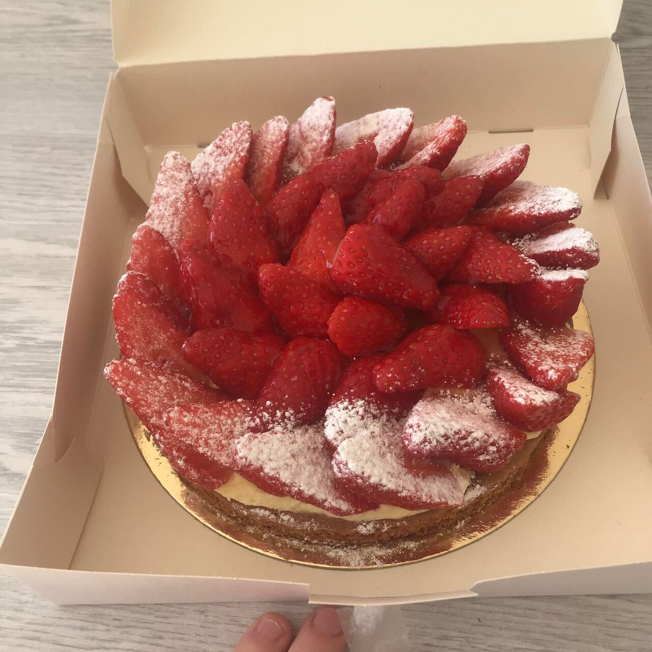 tarte aux fraises
