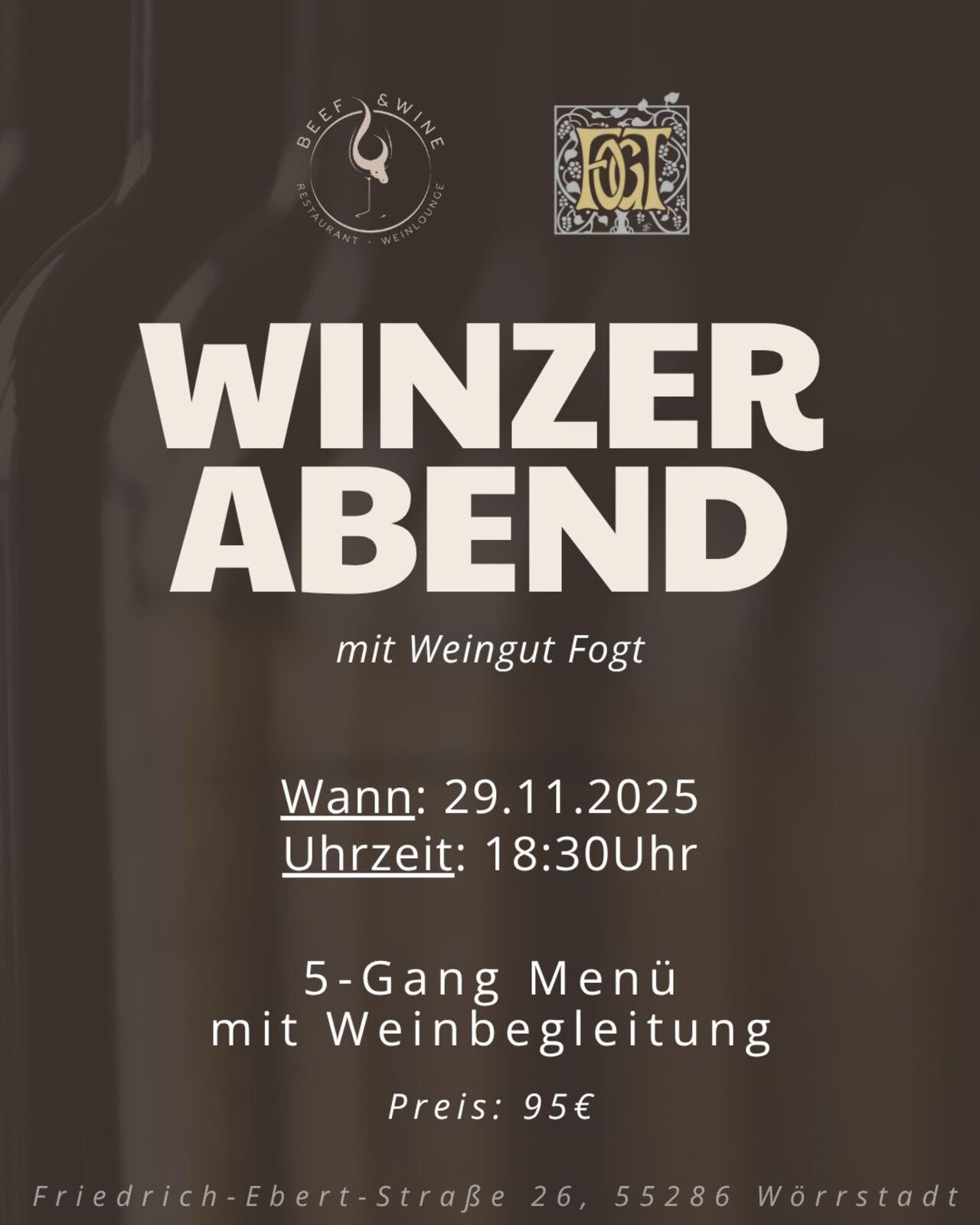 Winzerabend mit Weingut Fogt