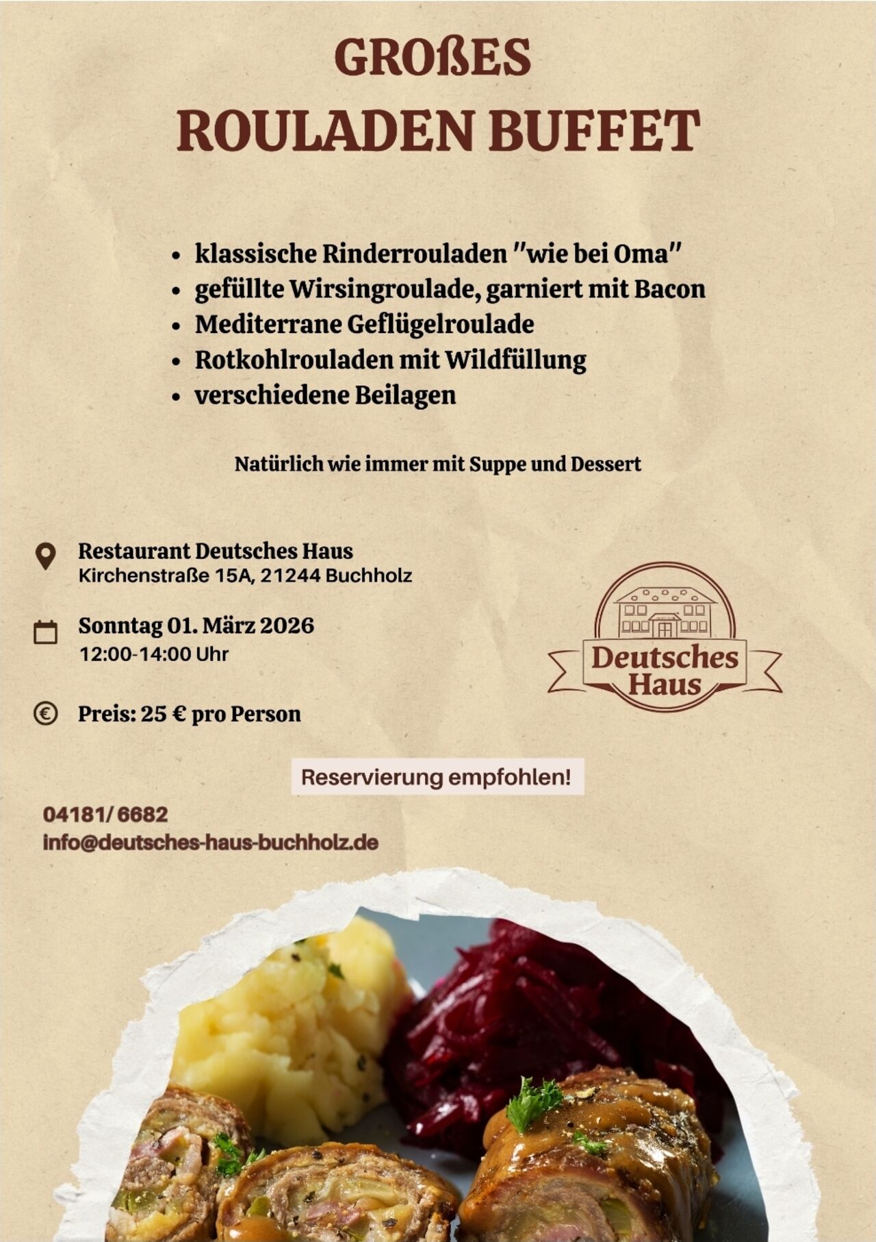 Große Sonntagsbuffets