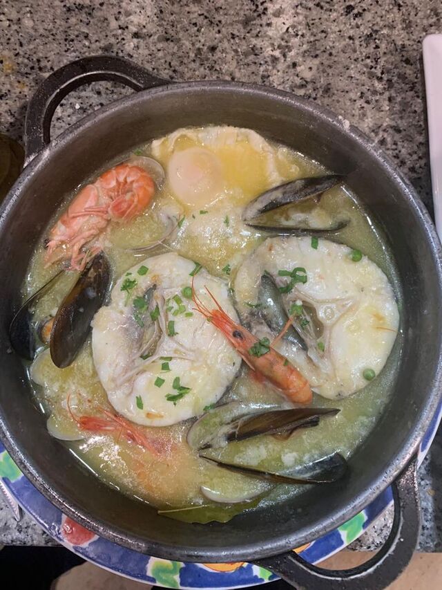 Merluza a la Cazuela