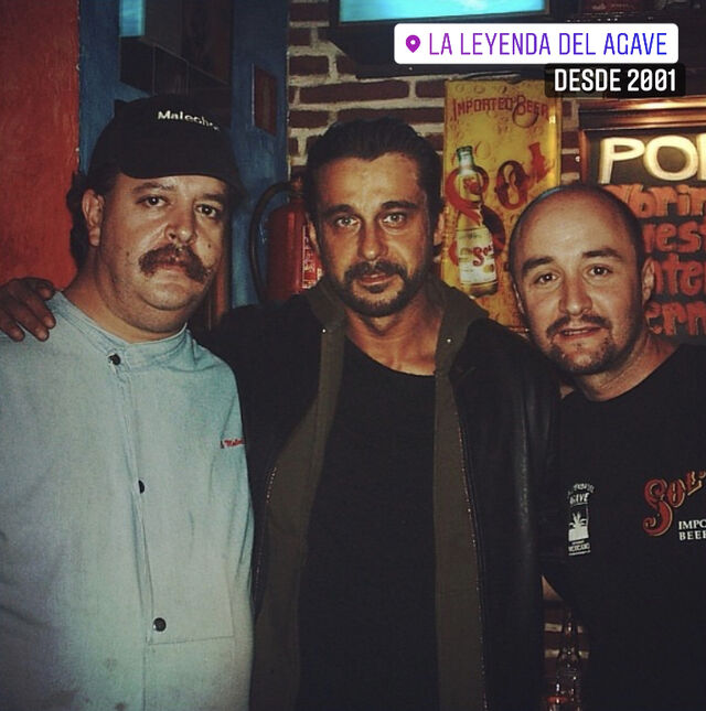 Con el actor Jordi Molla