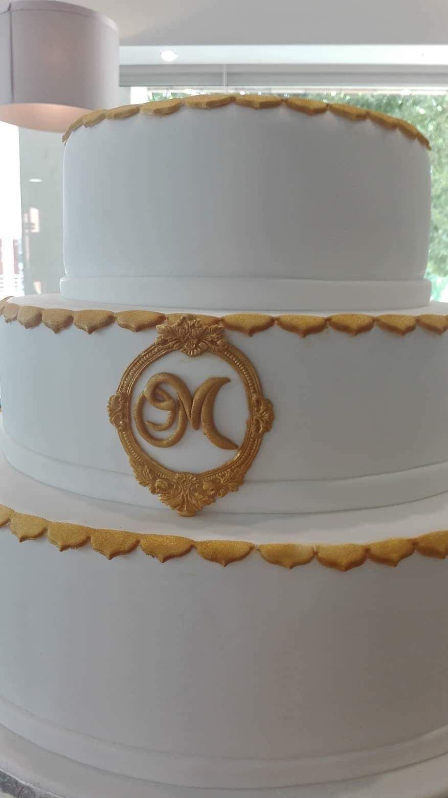 Detalhes_ monograma bolo casamento