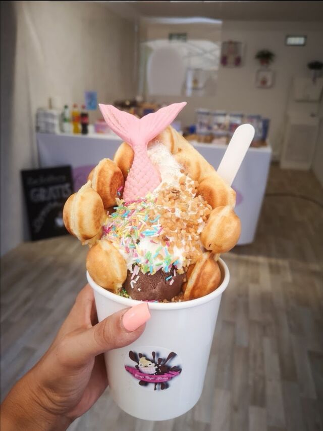 Bubble Waffle MEERJUNGFRAU SPEZIAL 