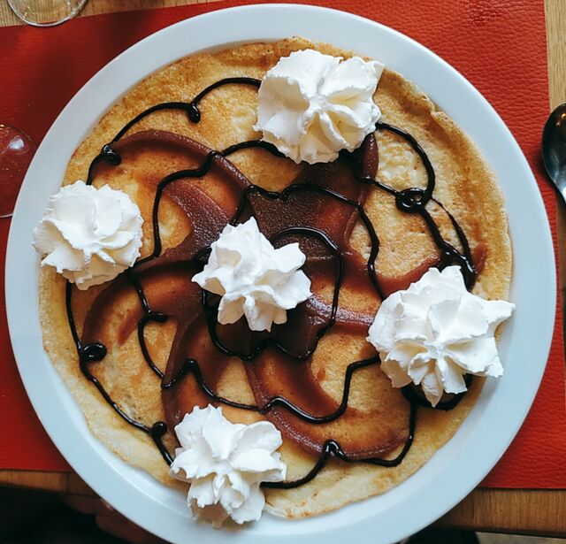 Crêpe Marron, Chocolat maison, Chantilly maison