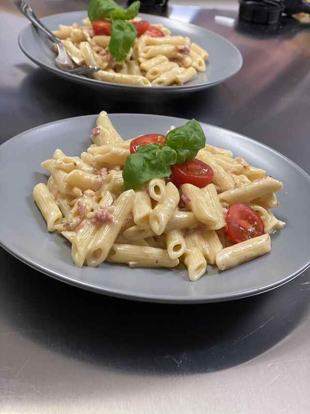 Unsere leckere Carbonara 