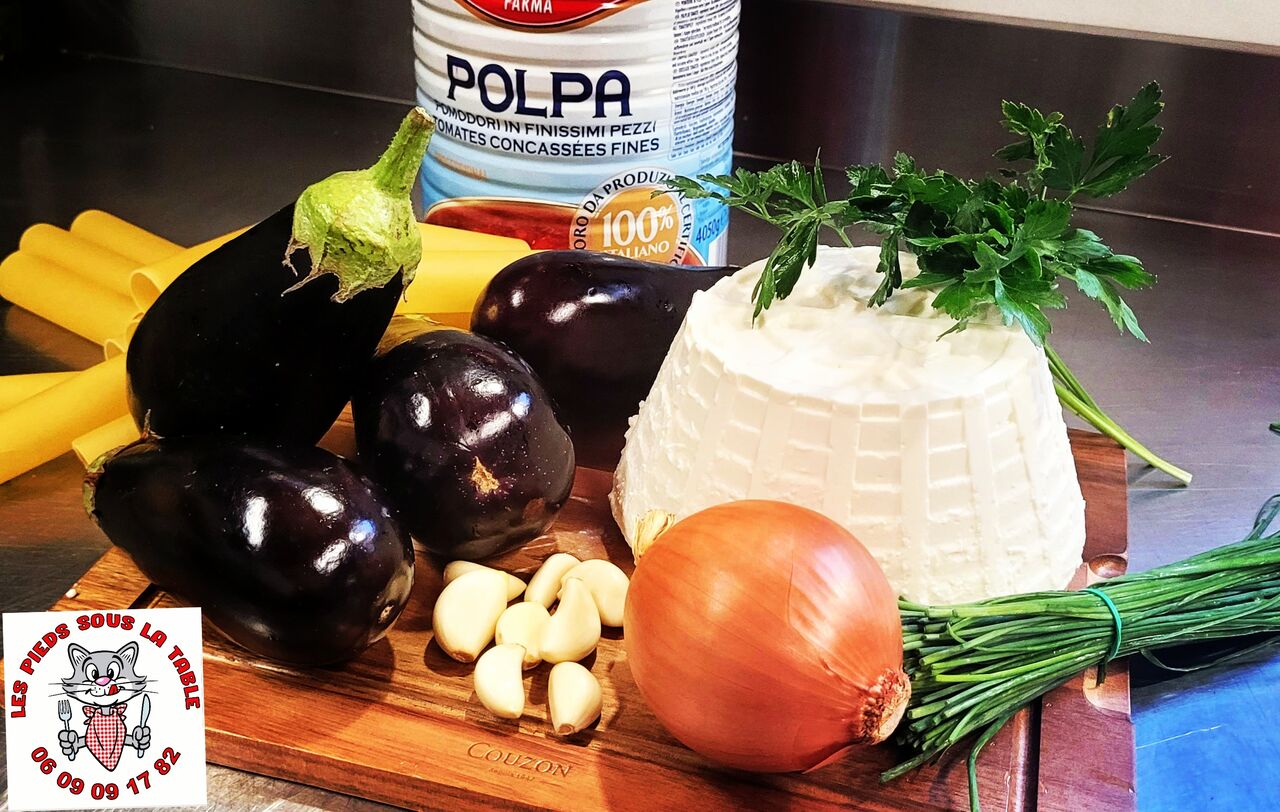 Cannelloni aubergine et ricotta