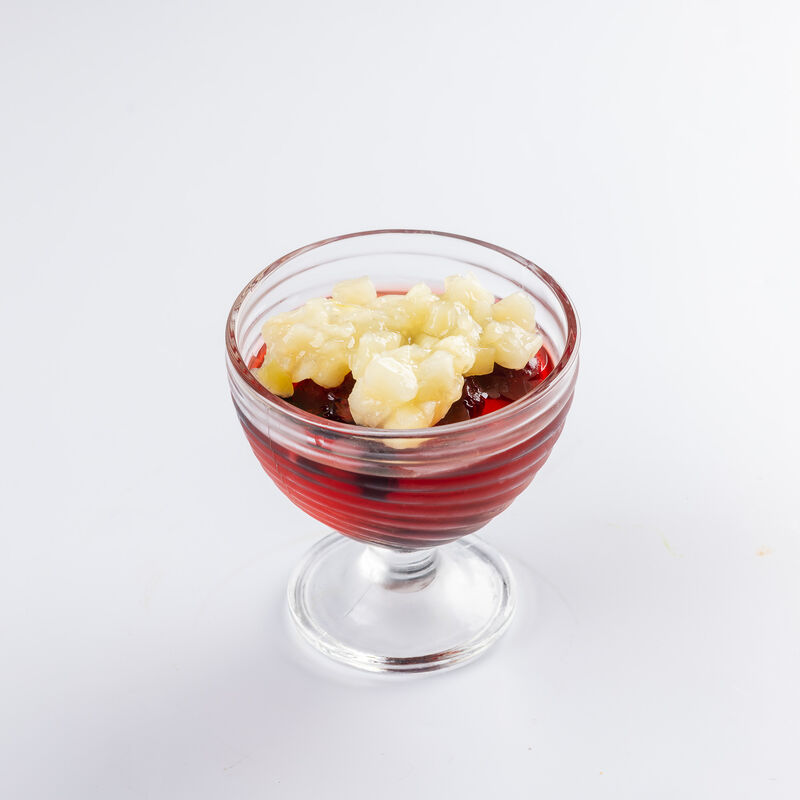 Galaretka z owocami i jabłkami w żelu