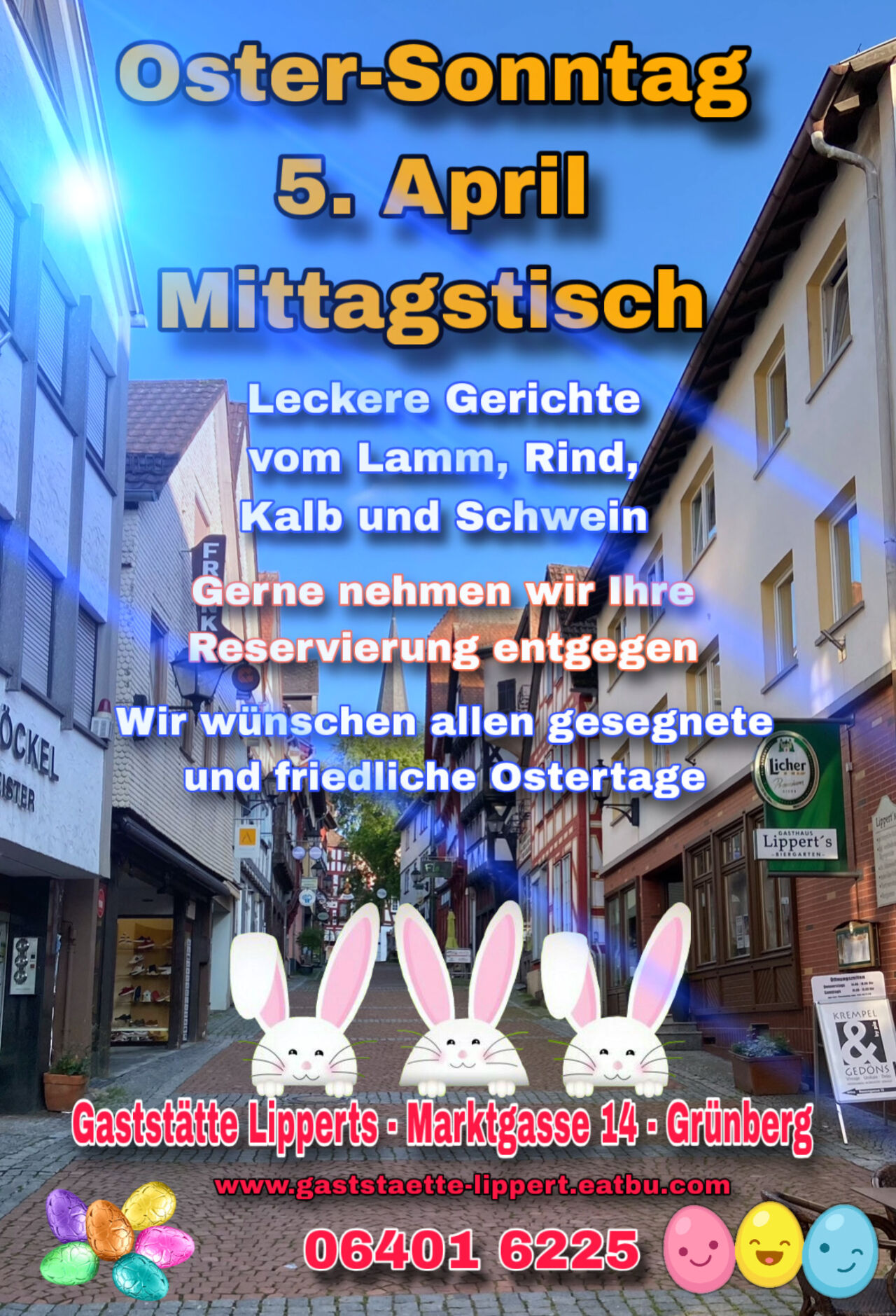 Oster-Sonntag Mittagstisch