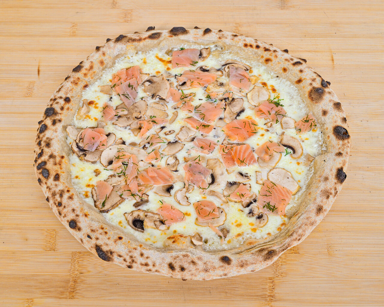 Pizza Salmone - Pâte classique 