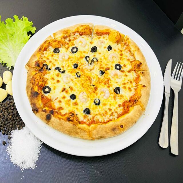 Pizza de Camarao