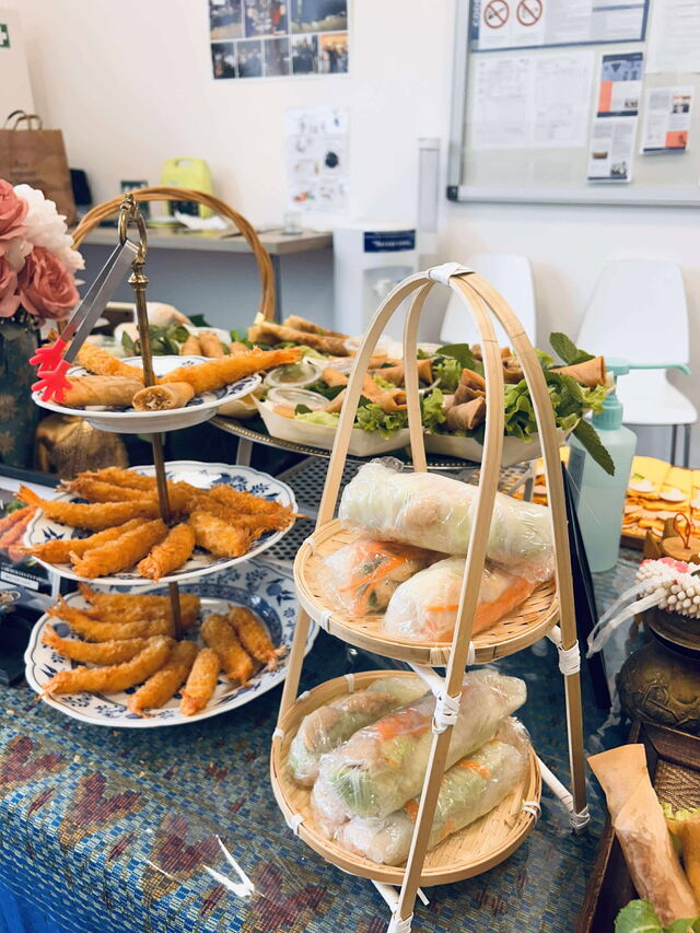 Nos tempura crevettes-Rouleau de printemps