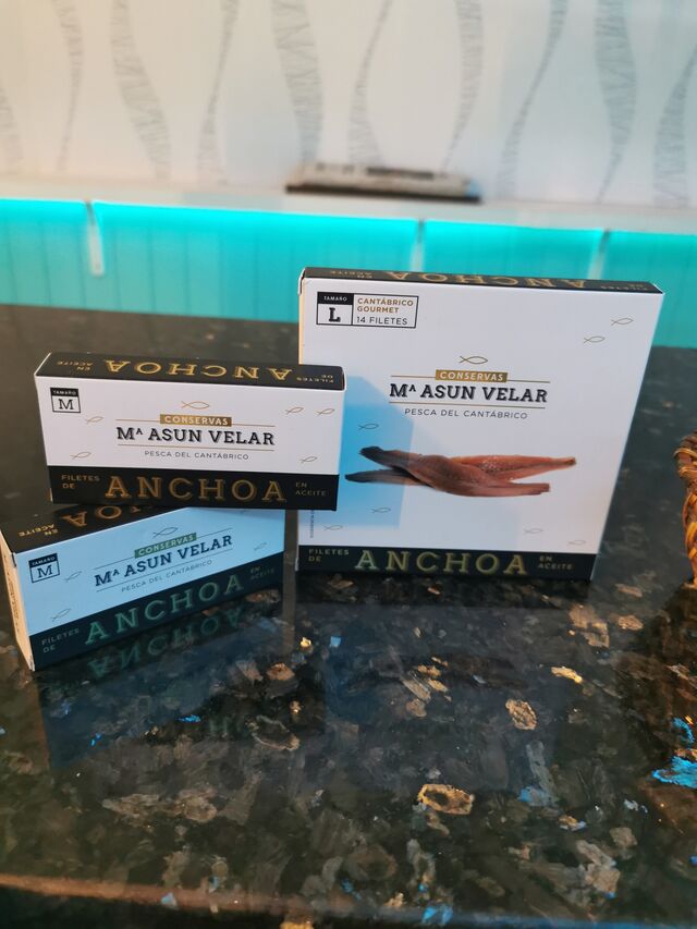 Las mejores anchoas, del mundo. De Cantabria en Bilbao. 