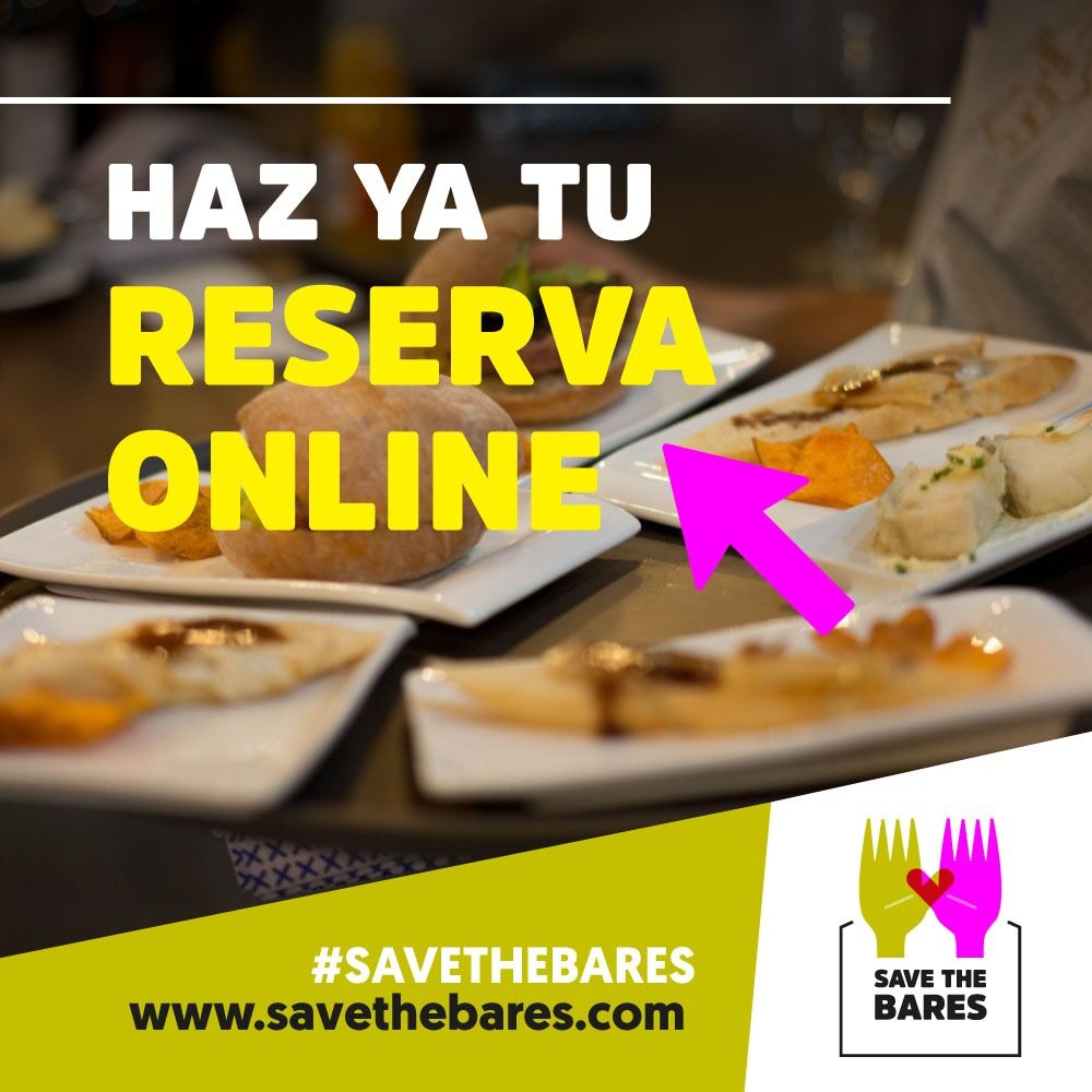 RESERVAS MESAS ON LINE POR SAVE THE BARES