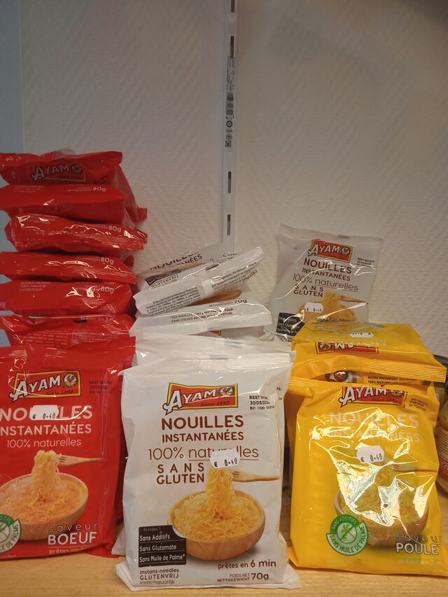 Nouilles chinoises 0.40€