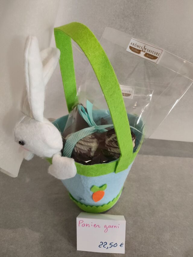 Composez votre panier garni de chocolat