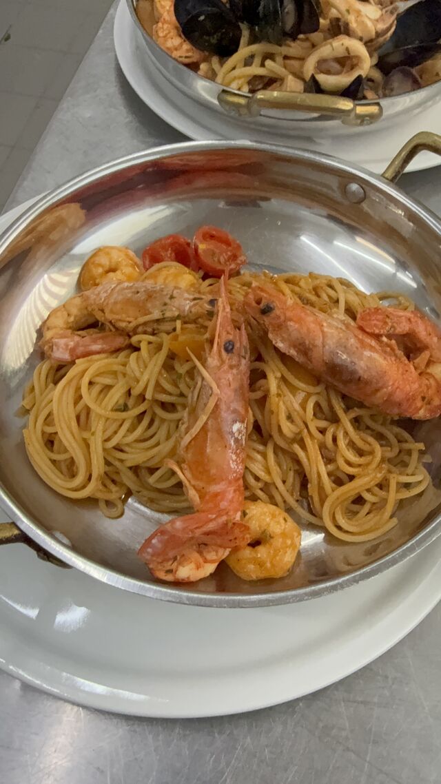 Spaghetti ai gamberi 