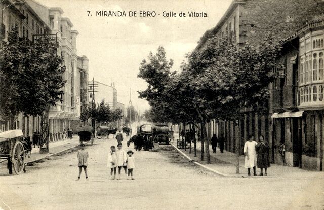 Postal Calle de Vitoria - Miranda de Ebro