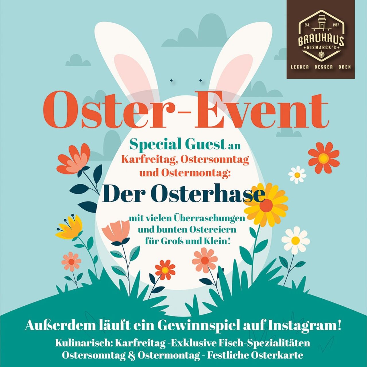 Oster-Event im Brauhaus Bismarcks!