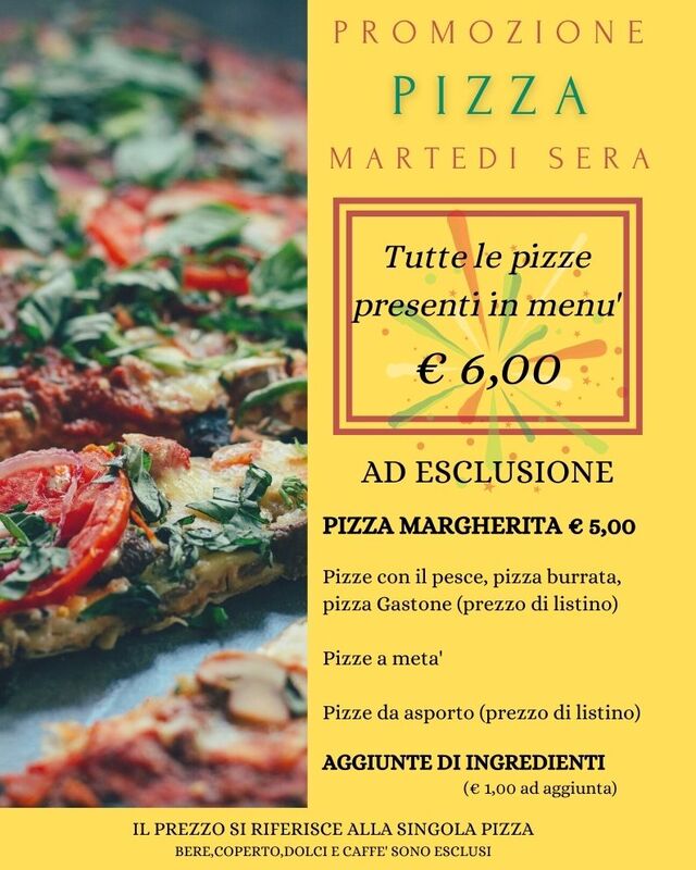 Promo del martedì sera!! 