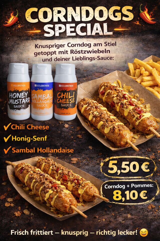 Unsere Corndogs