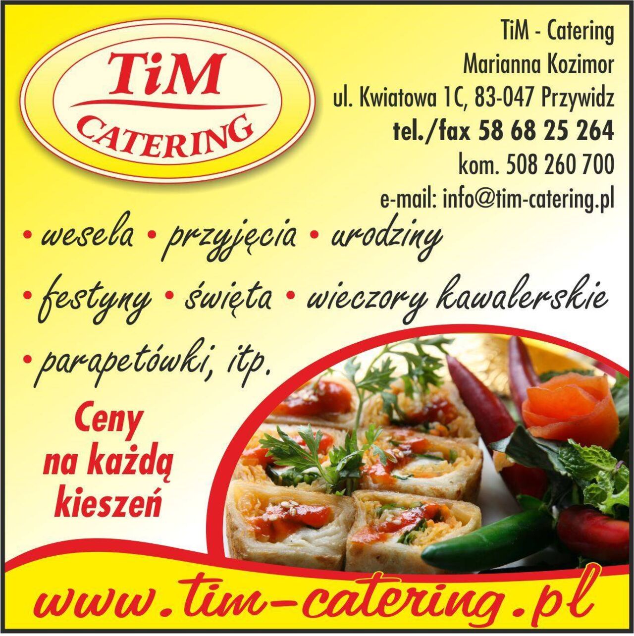 Dzielę biznes z WYJĄTKOWĄ PANIĄ 👨‍🍳🤗 TIM CATERING