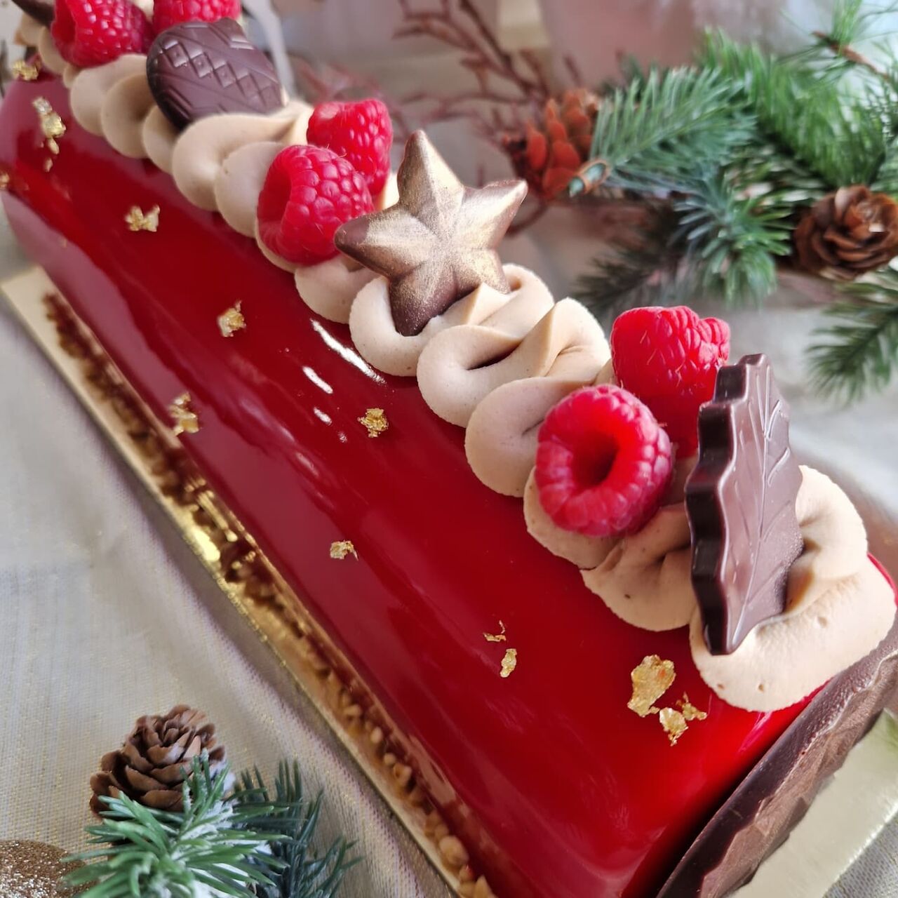 Bûche Chocorouge format familial