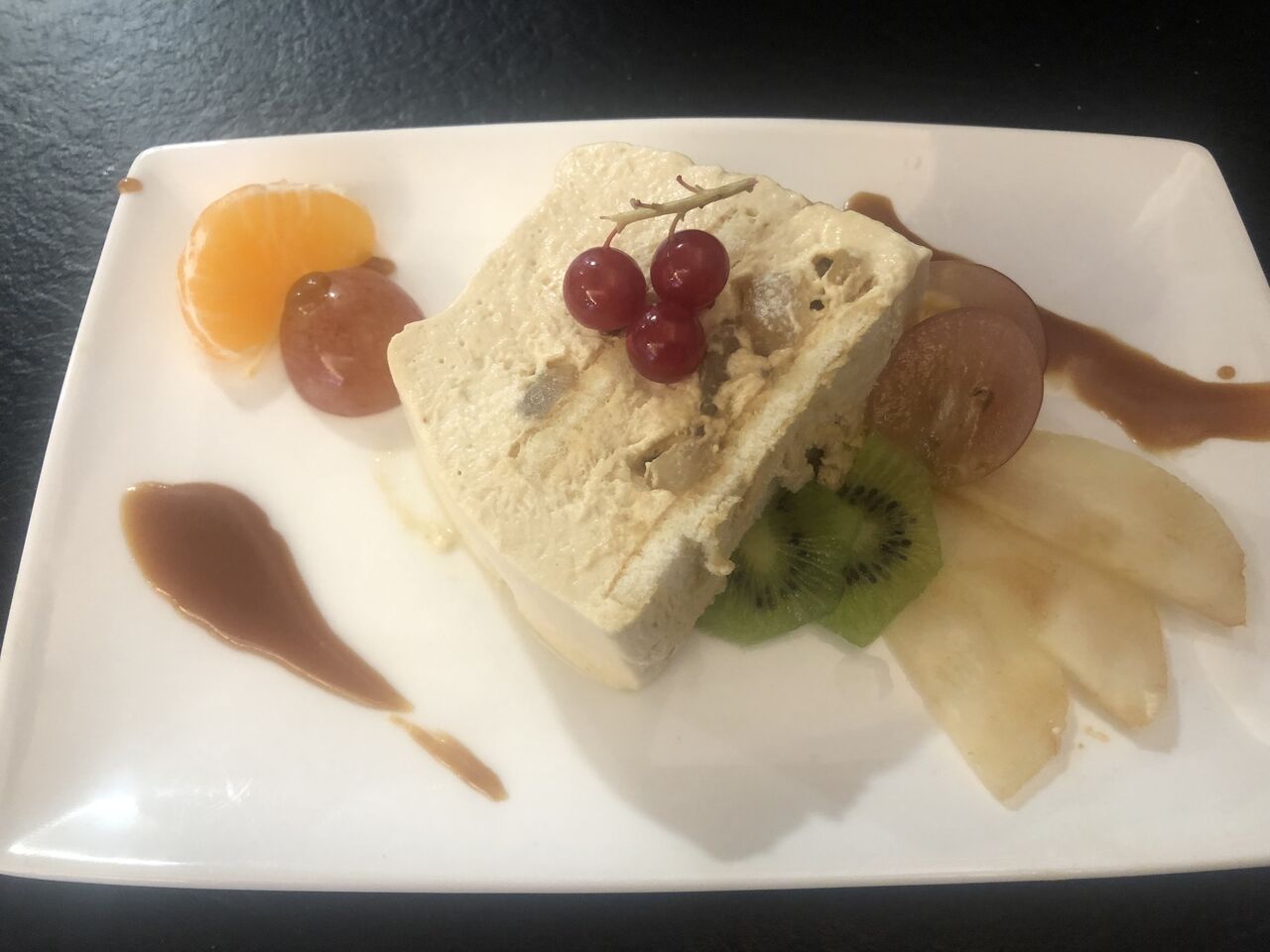 Bûche de Noël Caramel Poire