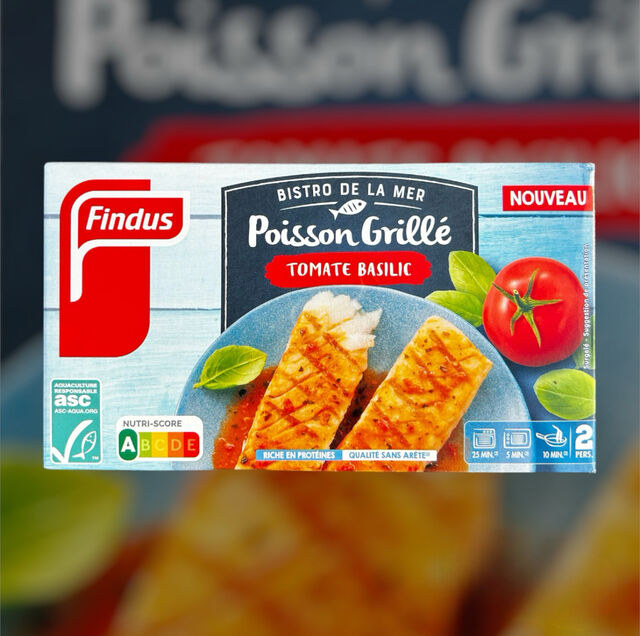 Poisson Grillé Tomate Basilic Findus 2pers [250g] - 8.90€